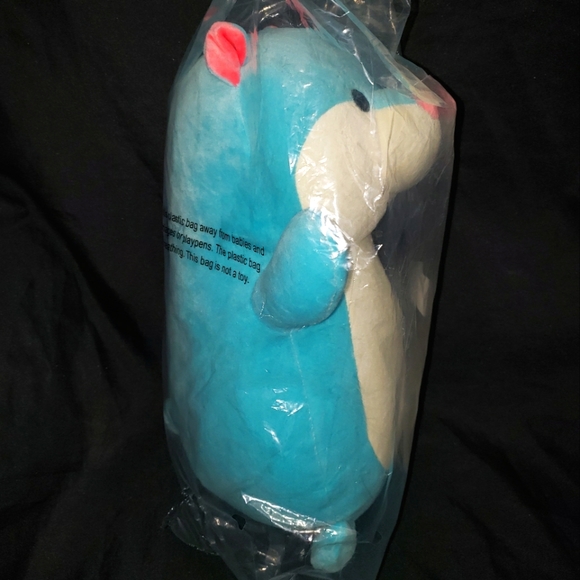 Squishmallow 12" HugMees HOBART Teal Hamster EASTER 2023 NWT KellyToy in BAG Htf - Picture 7 of 8
